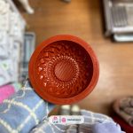 قالب دسری 16 سانت طرح گل داوودی