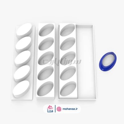 قالب مونوپورشن بیضی
